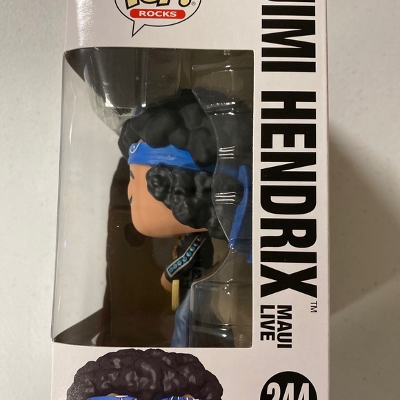 Jimi Hendrix Maui Live Funko Pop Vinyl #244 Authentic Hendrix New - Picture 2 of 6